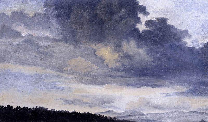 Pierre de Valenciennes Wolkenstudien oil painting picture